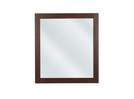 Zestaw mebli łazienkowych Retro brązowy eleganckie drewniane szafki do łazienki w stylu klasycznym metalowe srebrne uchwyty