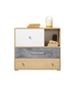 Komoda z szufladami Cary 90 cm dąb biszkoptowy / biała / beton idealna do pokoju młodzieżowego stylowa i funkcjonalna posiada nowoczesny wygląd