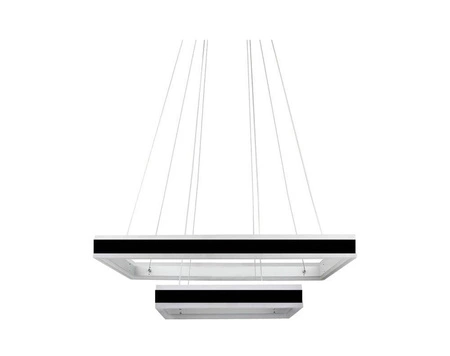 Lampa wisząca Hoop czarna 115W 3000K designerska konstrukcja lampa sufitowa do nowoczesnych wnętrz funkcja ściemniania światła