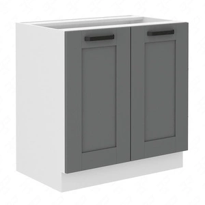 Szafka kuchenna stojąca z półką Avola 80 D 2F BB szafka odporna na parę wodną rozlaną ciecz i wysoką temperaturę