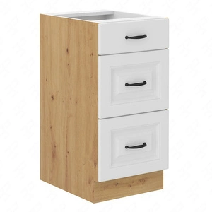 Szafka kuchenna stojąca z szufladami Scandi 40 D 3S BB szafka odporna na parę wodną wysoką temperaturę i rozlaną ciecz
