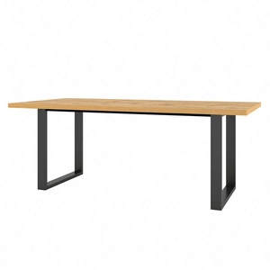 Stół Halle 100x200 cm dąb wotan stylowy design stabilna konstrukcja świetna propozycja do salonu jadalni i pokoju dziennego
