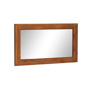 Lustro wiszące Tade 120x70 cm dąb stuletni prostokątne lustro w ramie idealny dodatek do przedpokoju sypialni lub garderoby