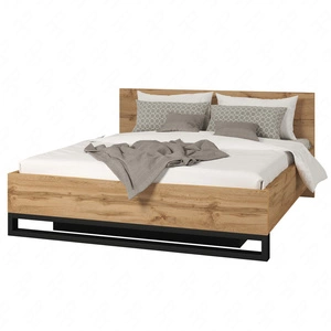 Łóżko Halle S 180x200 z pojemnikiem na pościel dąb wotan stylowy design idealne łóżko do sypialni wysoka jakość wykonania