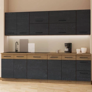 Zestaw mebli kuchennych Vanimo 260 cm szafki doskonale prezentują się we wnętrzach klasycznych oraz nowoczesnych