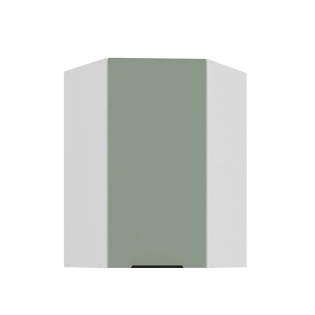 Szafka kuchenna narożna wisząca Treviso Wh 60x60 GN-90 1F odporna na uszkodzenia wykończenie frontów w technologii anti fingerprint