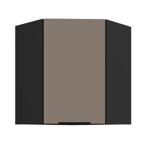 Szafka kuchenna narożna wisząca Fiuggi Bl 60x60 GN-72 1F odporna na uszkodzenia wykończenie frontów w technologii anti fingerprint