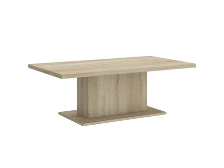 Stolik kawowy Andover dąb sonoma jasny nowoczesny design mebla blat odporny na rozlanie cieczy