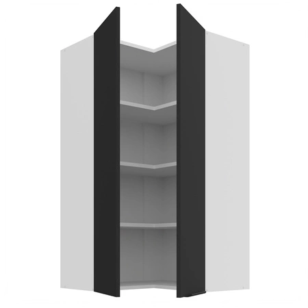 Szafka kuchenna narożna wisząca Alatri Wh 60x60 GN-108 2F odporna na uszkodzenia wykończenie frontów w technologii anti fingerprint