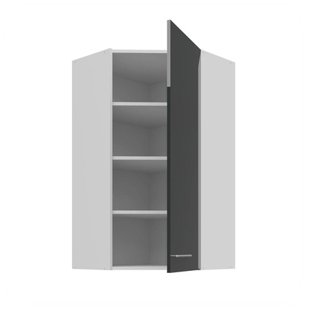 Szafka kuchenna narożna wisząca Milo 60x60 GN-108 1F szafka odporna na parę wodną wysoką temperaturę i rozlaną ciecz