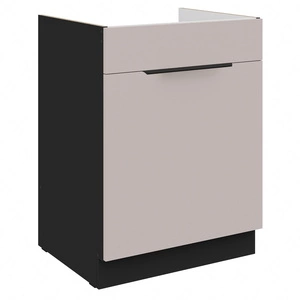 Szafka kuchenna pod zlewozmywak z szufladą Tarraco 60 ZL 1S BB uchwyty krawędziowe szafka odporna na działanie wilgoci i uszkodzenia