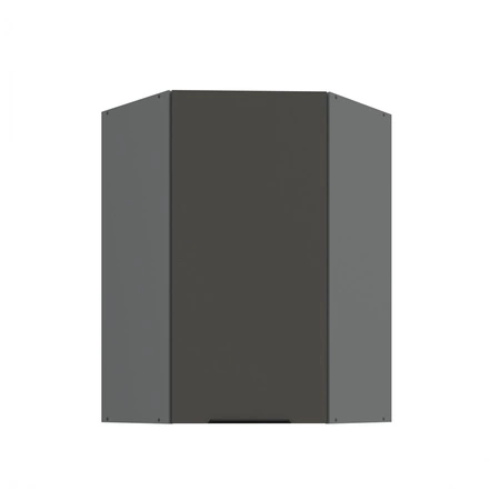 Szafka kuchenna narożna wisząca Aversa Ant 60x60 GN-90 1F odporna na uszkodzenia wykończenie frontów w technologii anti fingerprint