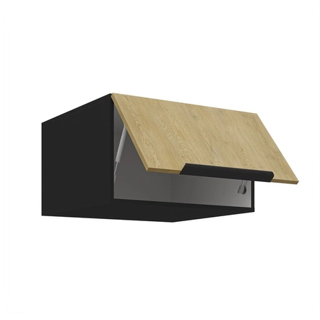 Szafka kuchenna wisząca Crotone 60 NAGU-36 1F metalowy uchwyt krawędziowy szafka kuchenna odporna na parę wodną i wysoką temperaturę