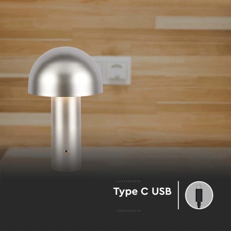 Lampka nocna Vivid złota 3W 3000K-6000K wysokiej jakości lampa do każdej aranżacji metalowa konstrukcja funkcja zmiany barwy światła