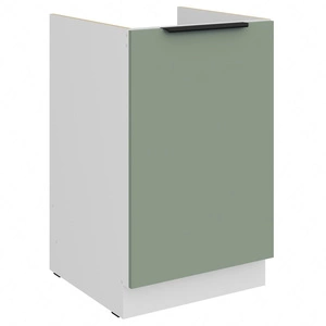 Szafka kuchenna pod zlewozmywak Treviso Wh 50 ZL 1F BB szafka odporna na uszkodzenia wykończenie frontów w technologii anti fingerprint