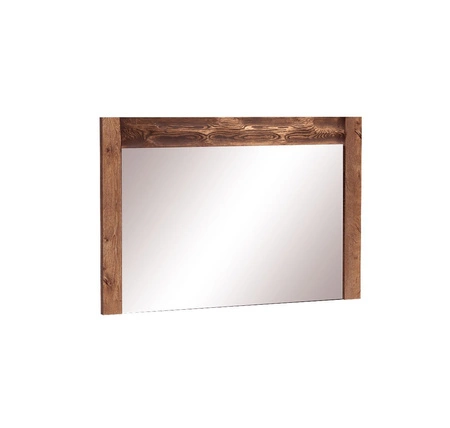 Lustro wiszące Indiana 120x80 cm jesion jasny prostokątne lustro w ramie idealny dodatek do przedpokoju sypialni lub garderoby