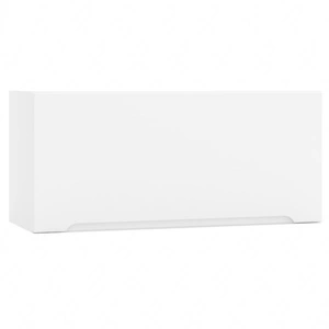 Szafka okapowa Zova W80 OKGR biała frezowany uchwyt szafka odporna na działanie wilgoci parę wodną i uszkodzenia solidne wykonanie