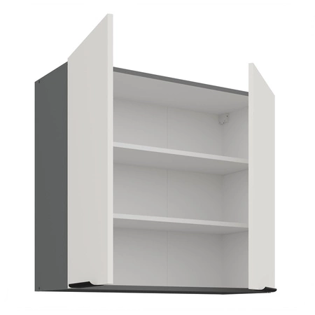 Szafka kuchenna wisząca Corato Ant 80 G-72 2F szafka kuchenna odporna na uszkodzenia wykończenie frontów w technologii anti fingerprint