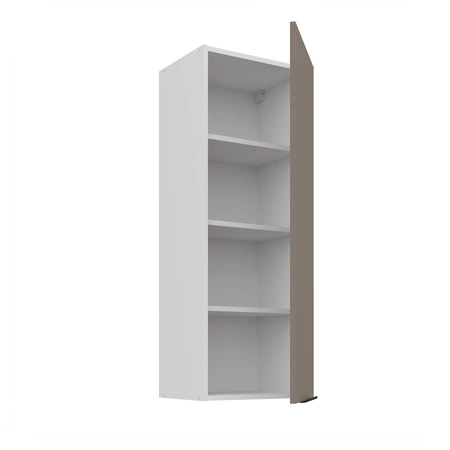 Zestaw mebli kuchennych narożny Fiuggi Wh 290x230 cm stylowe szafki kuchenne z frontami wykonanymi w technologii anti fingerprint