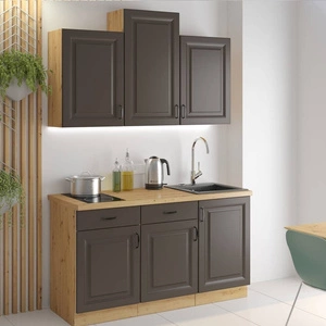 Zestaw mebli kuchennych Style 150 cm szafki doskonale prezentują się we wnętrzach skandynawskich klasycznych oraz nowoczesnych