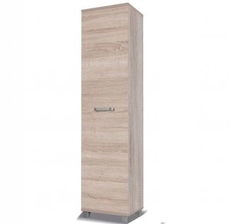 Meblościanka Maximus dąb sonoma jasny nowoczesne meble wysoka jakość świetna propozycja do salonu i pokoju dziennego