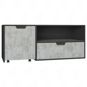 Komoda RTV Nano 120 cm grafit / enigma idealna propozycja do pokoju dziennego oraz pokoju młodzieżowego