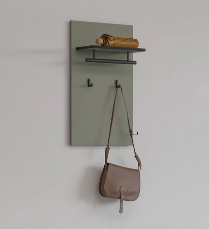 Wieszak ścienny Cross 40 cm zielony nowoczesny design funkcjonalny dodatek do przedpokoju klasyczna konstrukcja