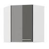Szafka kuchenna narożna wisząca Milo 60x60 GN-72 1F szafka odporna na parę wodną wysoką temperaturę i rozlaną ciecz