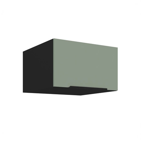 Zestaw mebli kuchennych Treviso Bl 390 cm stylowe szafki kuchenne z frontami wykonanymi w technologii anti fingerprint metalowe uchwyty