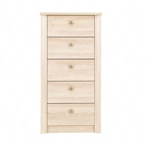 Komoda z szufladami Finezja 55 cm dąb sonoma nowoczesny design mebla obrzeża komody wykończone specjalną okleiną ABS