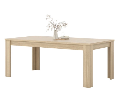 Stół Cuba 100x190 cm dąb samdal stylowy design stabilna konstrukcja świetna propozycja do salonu jadalni i pokoju dziennego