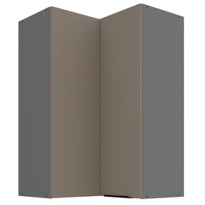 Szafka kuchenna narożna wisząca Fiuggi Ant 60x60 GN-90 2F odporna na uszkodzenia wykończenie frontów w technologii anti fingerprint