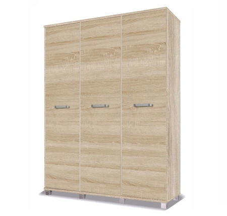 Szafa Maximus 150 cm dąb sonoma jasny nowoczesny design mebla wysoka jakość wykonania obrzeża szafy wykończone specjalną okleiną
