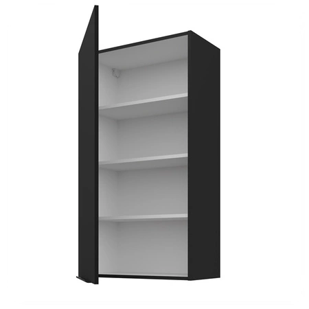 Szafka kuchenna wisząca Black 60 G-108 1F metalowy uchwyt krawędziowy szafka odporna na działanie wilgoci i uszkodzenia