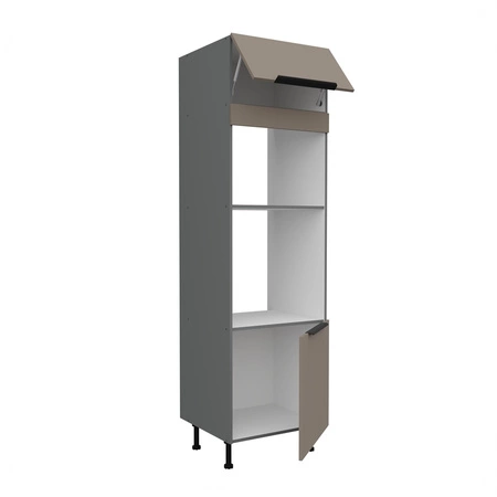 Słupek kuchenny Fiuggi Ant 60 DPM-215 2F szafka do zabudowy mikrofali i piekarnika fronty wykonane w technologii anti fingerprint