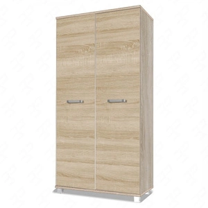 Szafa Maximus 100 cm dąb sonoma jasny nowoczesny design mebla wysoka jakość wykonania obrzeża szafy wykończone specjalną okleiną