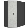 Szafa narożna Nano grafit / enigma idealna do garderoby bardzo użytkowa oraz posiada nowoczesny wygląd