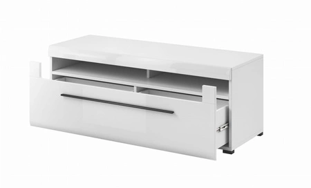 Zestaw mebli do salonu Tulsa biały / biały połysk nietuzinkowe i praktyczne meble atrakcyjne pod względem wizualnym oraz funkcjonalnym