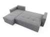 Narożnik z funkcją spania Aldo szary popiel lewostronny gwarantuje najwyższy komfort i funkcjonalność