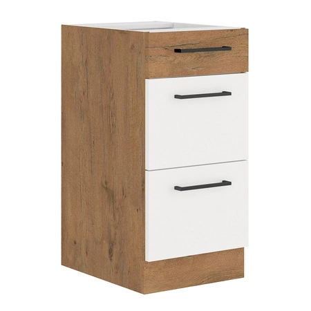 Zestaw mebli kuchennych Vento 260 cm szafki doskonale prezentują się we wnętrzach klasycznych oraz nowoczesnych