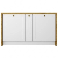 dąb artisan / biały