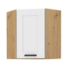 Szafka kuchenna narożna wisząca Luis 60x60 GN-72 1F szafka odporna na parę wodną wysoką temperaturę i rozlaną ciecz