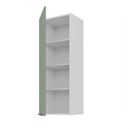 Zestaw mebli kuchennych narożny Treviso Wh 290x230 cm stylowe szafki kuchenne z frontami wykonanymi w technologii anti fingerprint