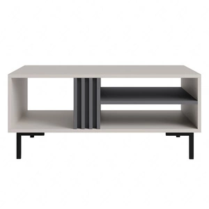 Stolik kawowy Estan beżowy / antracyt nowoczesny design blat odporny na rozlane ciecze