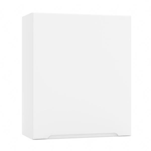 Szafka kuchenna wisząca Zova W60 biała szafka do kuchni odporna na działanie wilgoci i uszkodzenia stylowy frezowany uchwyt