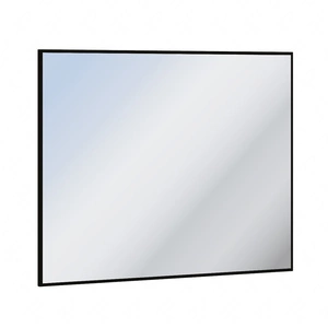 Lustro wiszące Quant 92 cm dąb artisan / czarny funkcjonalny dodatek do przedpokoju prostokątne lustro idealne do garderoby