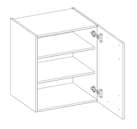 Zestaw mebli kuchennych narożny EkoWhite 300x310 cm minimalizm skandynawskiego stylu oraz modernizmu prostej formy idealny do każdego wnętrza