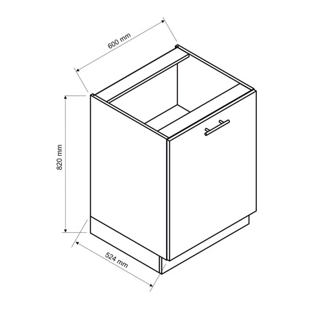 Zestaw mebli kuchennych Zova 240 cm biały meble do kuchni odporne na wilgoć parę wodną i uszkodzenia frezowane uchwyty