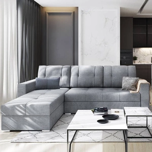 Narożnik z funkcją spania Aldo szary popiel lewostronny gwarantuje najwyższy komfort i funkcjonalność