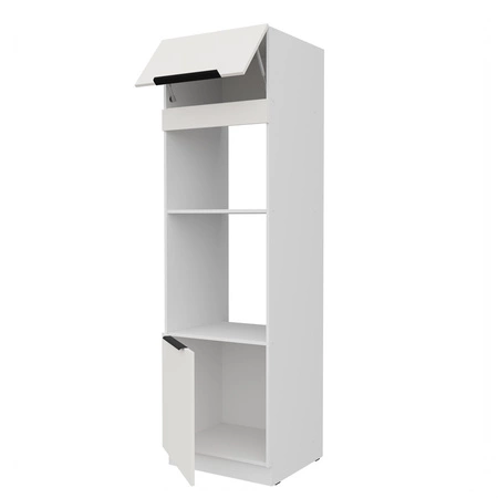 Słupek kuchenny Corato Wh 60 DPM-210 2F szafka do zabudowy mikrofali i piekarnika fronty wykonane w technologii anti fingerprint